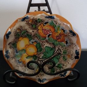 Ceramic decorative plate